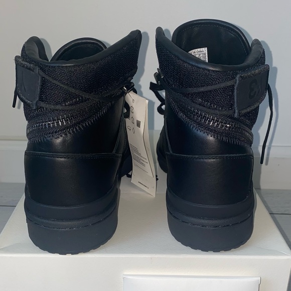 Authentic New w Tags | Size 7 1/2 - Adidas Y-3 Forum High OG Triple Black 2021 - Picture 10 of 11